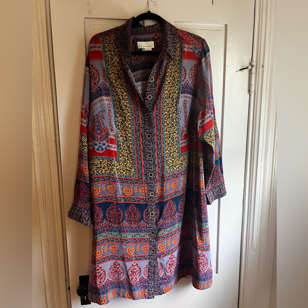 Sz 18 Anthropologie button dress